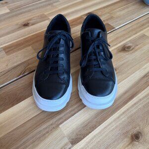 Camper Brutus Black Leather Sneakers 40